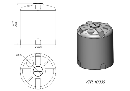 Емкость VTR 10000 КАС VTR 10000