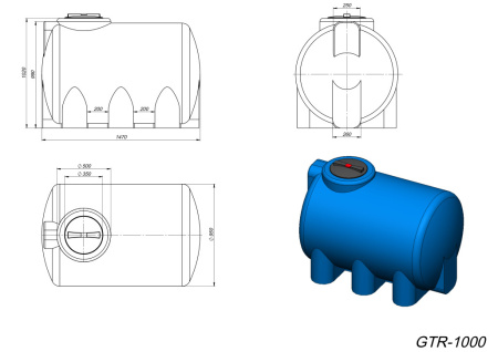 Емкость GTR 1000 GTR 1000